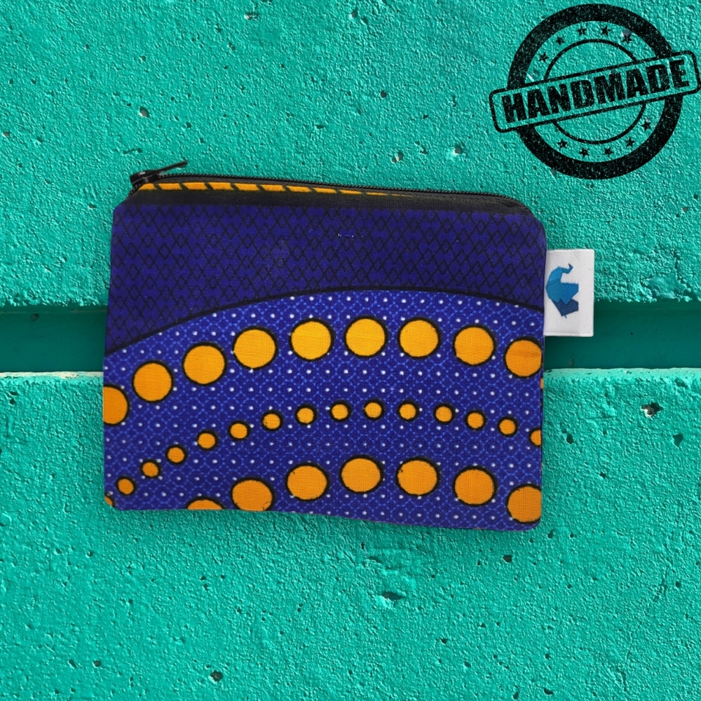 Beautiful African fabric Pouches Make up bag